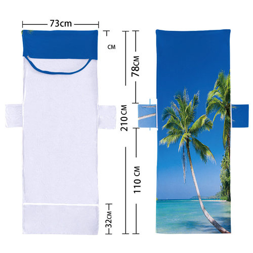 椰树系列印花沙滩椅套度