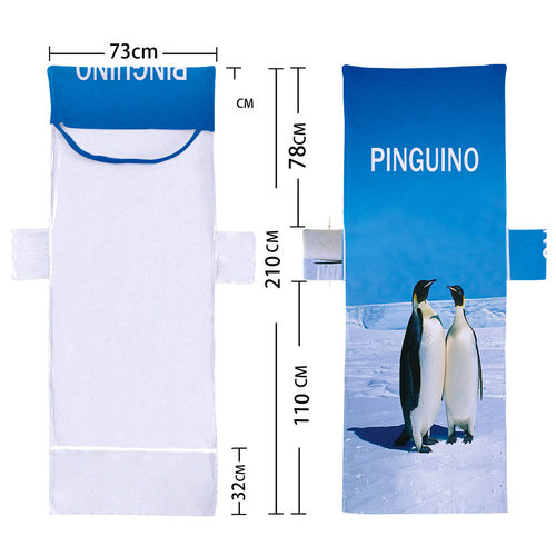 企鹅火烈鸟款沙滩椅套