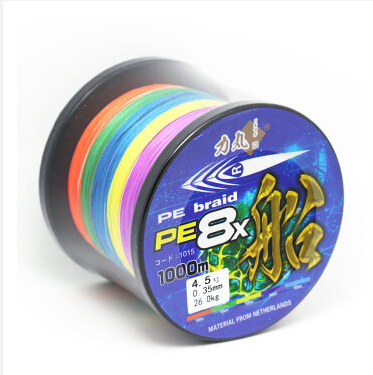 8编大力马PE渔线日本进口原丝路亚编织钓鱼线1000米五彩主线,户外/登山/野营/旅行用品,鱼线,淘宝优惠券,粉丝福利购,淘宝优惠卷