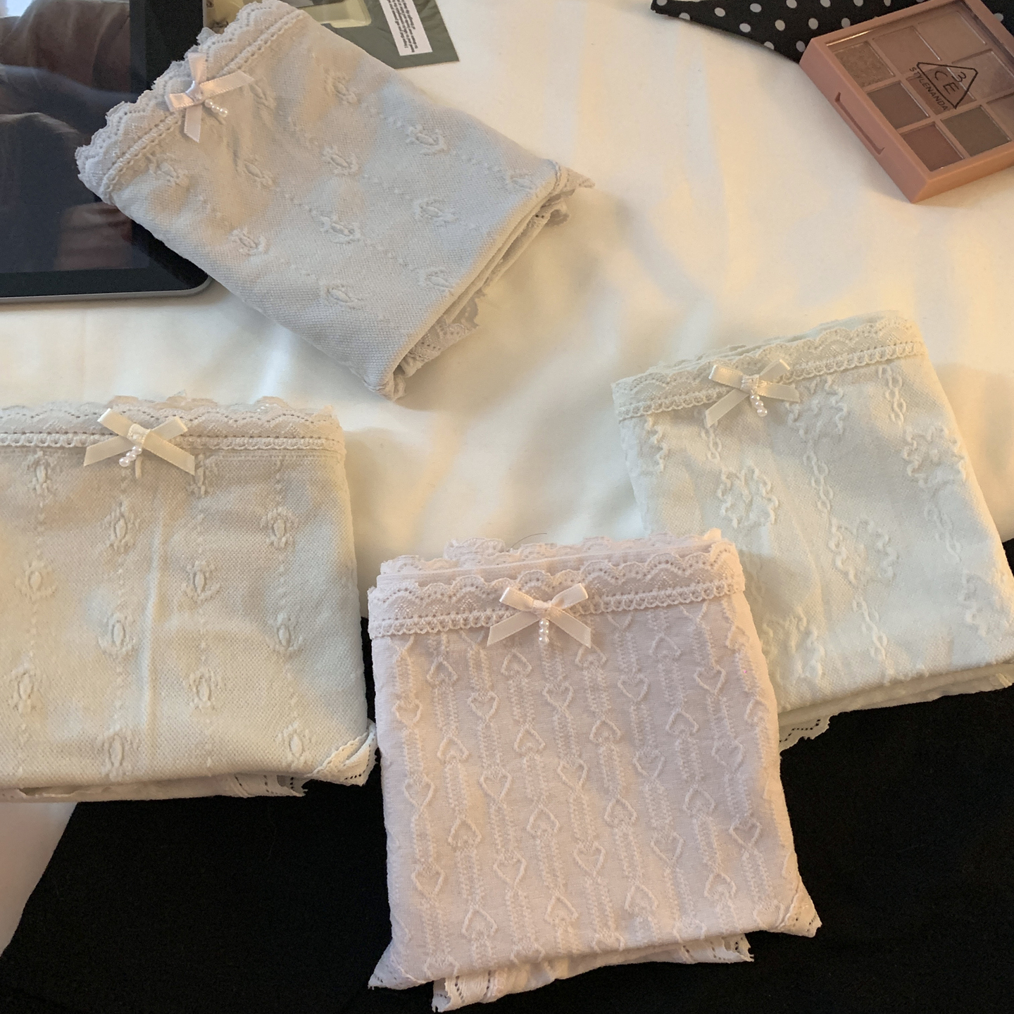 日系甜美碎花内裤三角裤少女