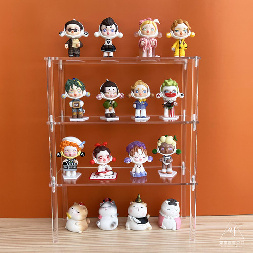 亚克力展架陈列架收纳柜子分层