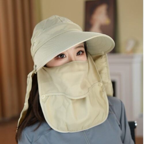 防晒帽子女款夏季2026新款加大帽檐防紫外线太阳帽