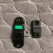 铝合金平移推拉窗户防盗挂钩锁扣插销折叠纱门勾锁金刚网纱窗锁