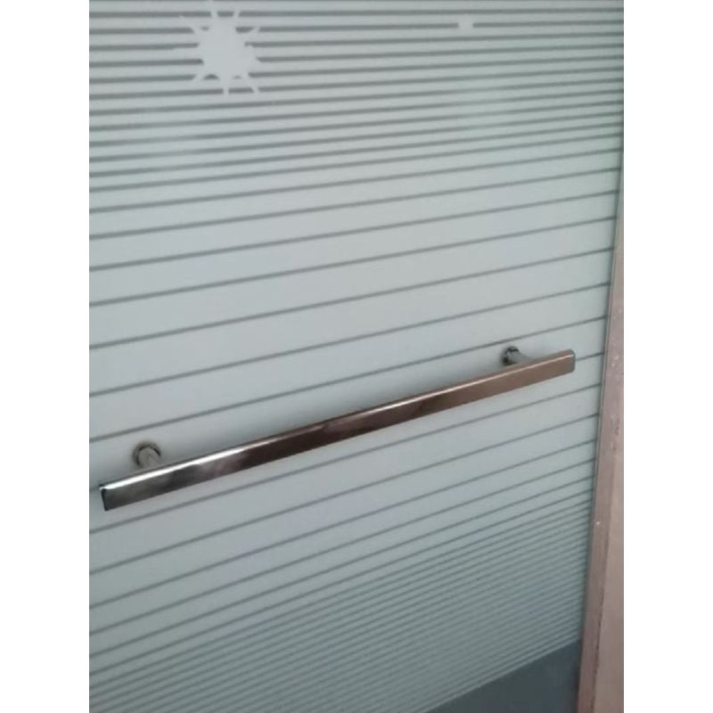 加厚304方管不锈钢淋浴房单面拉手浴室玻璃移门把手机械设备扶手