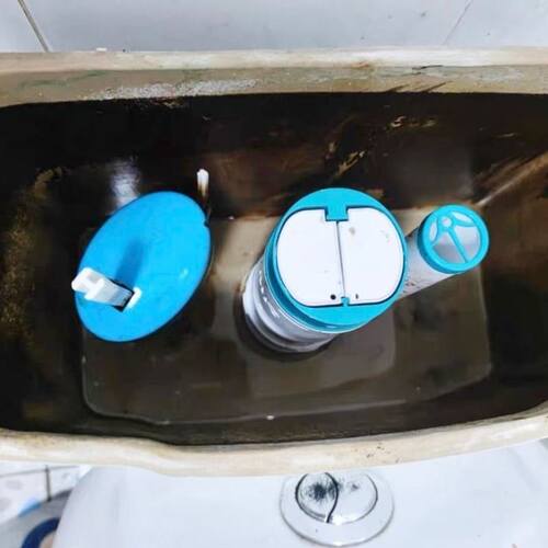 坐便器全套冲水箱厕所老式进水阀通用按钮上水抽水排水阀马桶