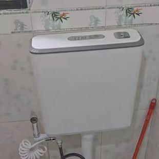 蹲便卫生间马桶节能水箱厕所大冲力家用蹲坑冲水箱抽水蹲便器
