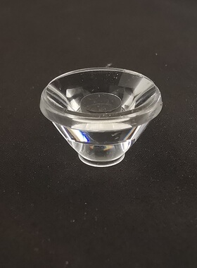 高品质超聚光CREE科锐Q5大功率LED灯珠透镜20MM直径透明光面10只