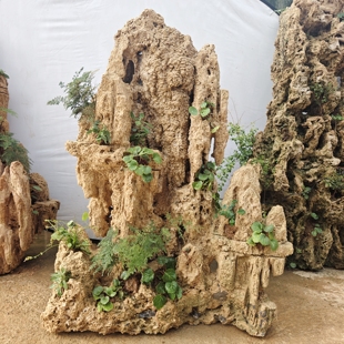 天然石钟乳石上水石假山石盆景石鱼池造景石庭院景观石