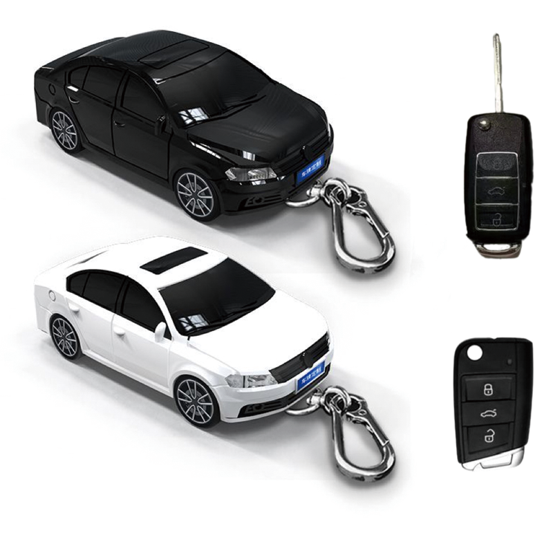 适用于大众朗逸钥匙包插钥匙启动汽车模型壳个性扣遥控器保护套男