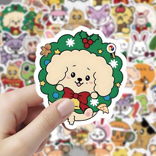 180张miniteen贴纸卡通可爱动漫创意防水自粘贴画装饰手账笔记本