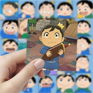118张国王排名波吉王子贴纸可爱卡通动画文具手账笔记本贴画防水