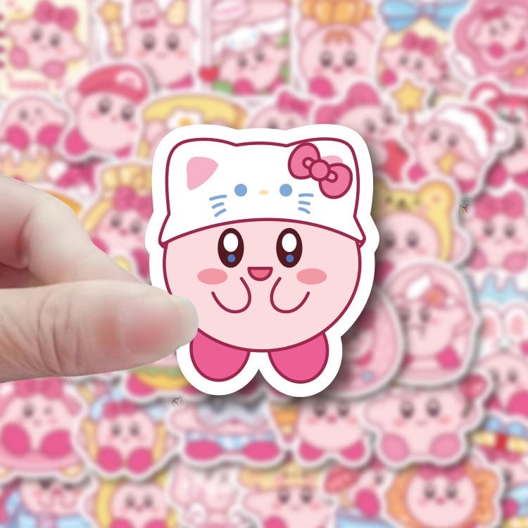 3可爱卡通星之卡比手账贴纸