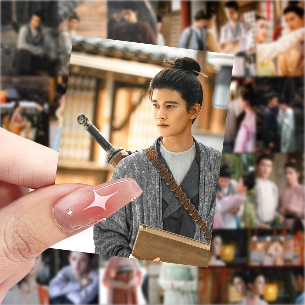 爆款无忧渡任嘉伦宋祖儿氛围感高颜值贴纸装饰水杯手机行李箱贴画