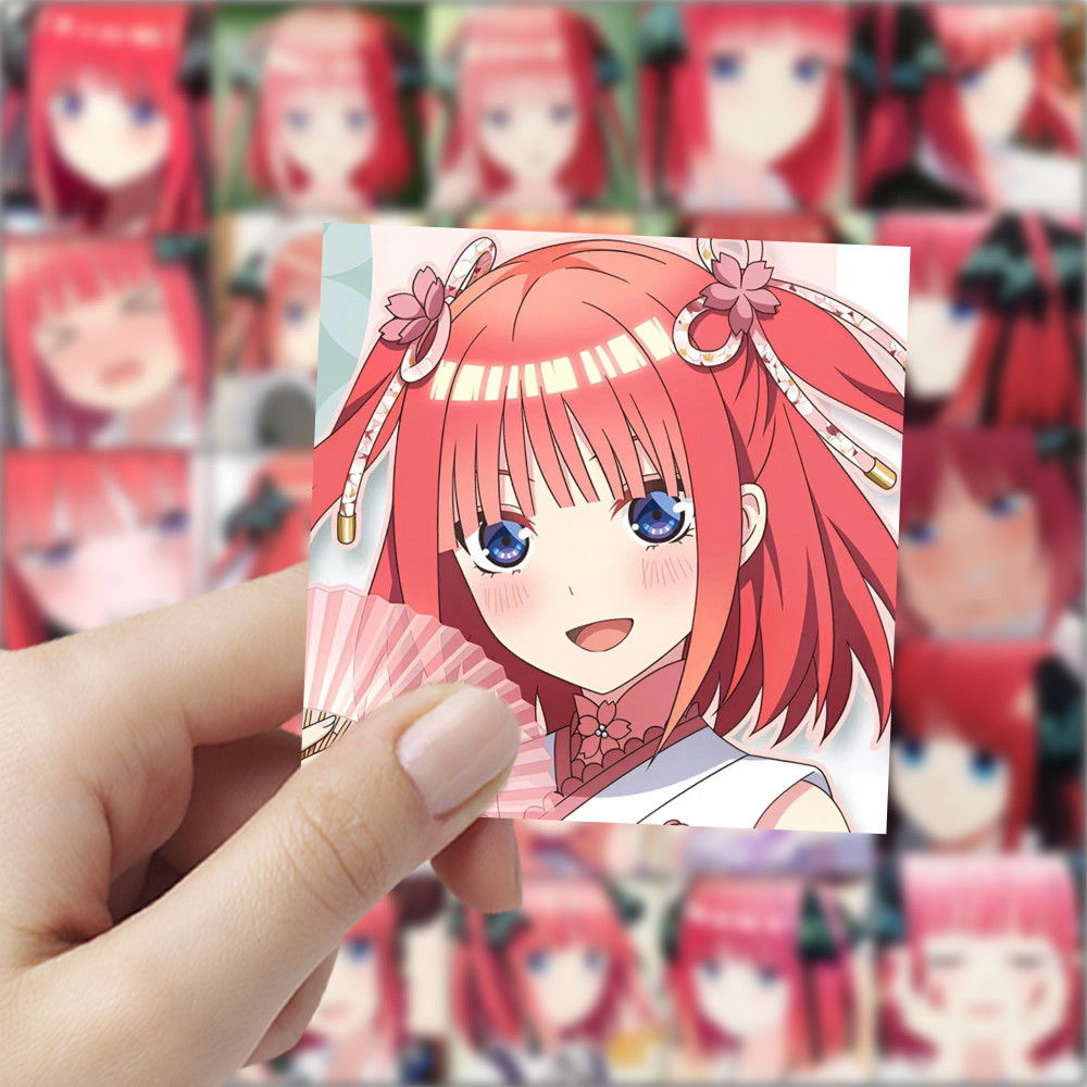 中野二乃贴纸动漫三玖周边不干胶