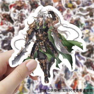 240张三国志幻想大陆贴纸游戏周边装饰贴画手账防水手机diy贴画纸