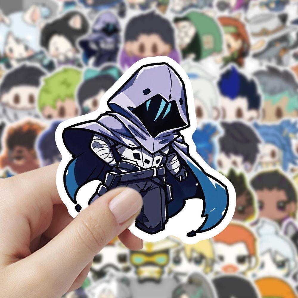 180张瓦罗兰特Q版卡通人物贴纸可爱趣味创意手机手账装饰贴画标签,文具电教/文化用品/商务用品,贴纸/立体贴纸,淘宝优惠券,粉丝福利购,淘宝优惠卷