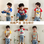 t恤纯棉 小童宝宝童装 儿童半袖 男童短袖 纯棉2026夏季 薄款 上衣夏装