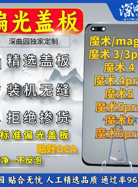 适用于荣耀magic魔术3/3pro/4/4pro/5/5pro/6p/7pro偏光盖板带胶