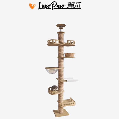日本LuxePaw猫爬架猫窝猫树一体