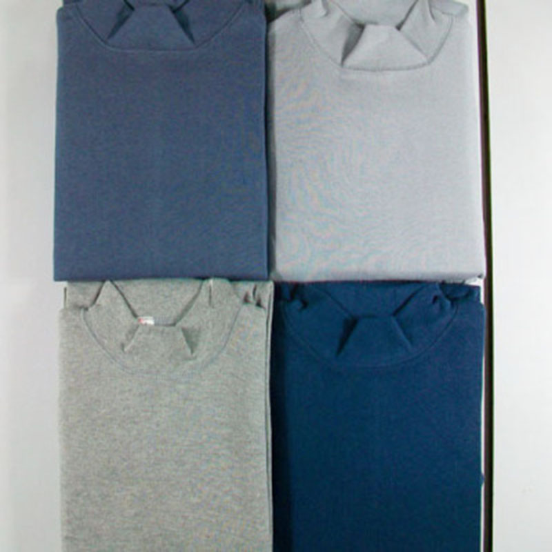 男士纯棉单件中领上衣棉毛衫秋衣