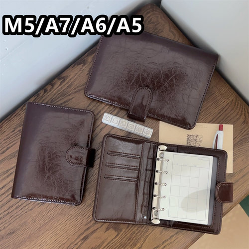 巧克力色手账本M5/A7/A6/A5