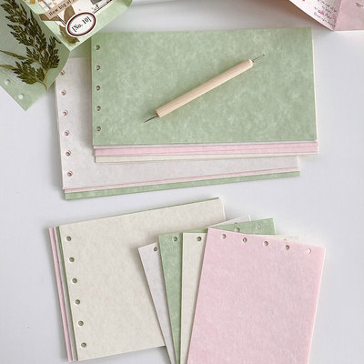 110g羊皮纸两折三折页M5A7