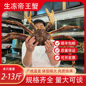 生冻帝王蟹俄罗斯帝王蟹海鲜生冻螃蟹长脚蟹霸王蟹生鲜冷冻