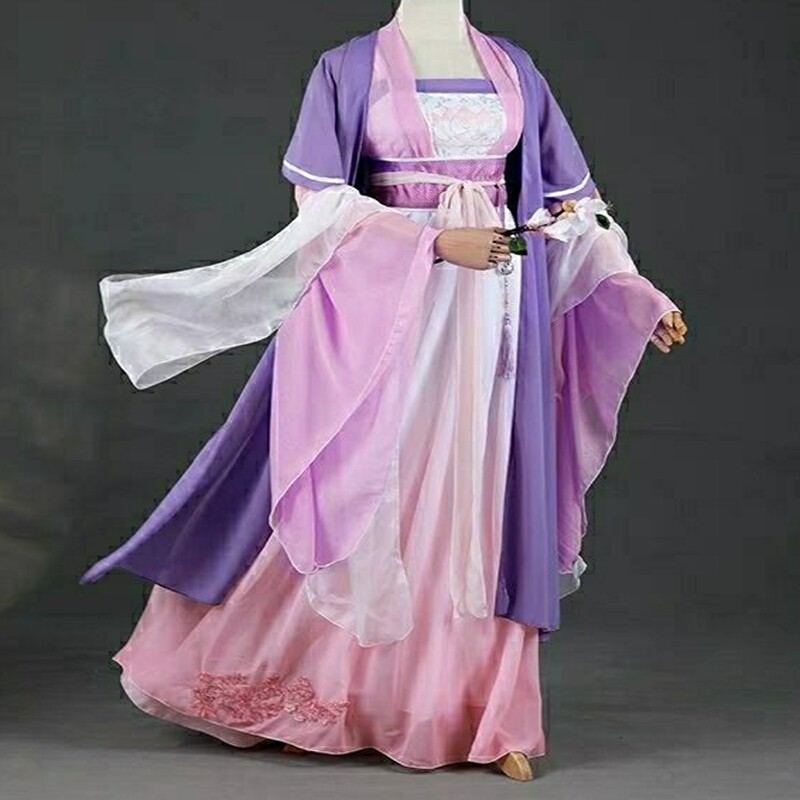 麽道师姐 江厌离成年cos服阿离江家大小姐仙女汉服改良糯裙古装款图片