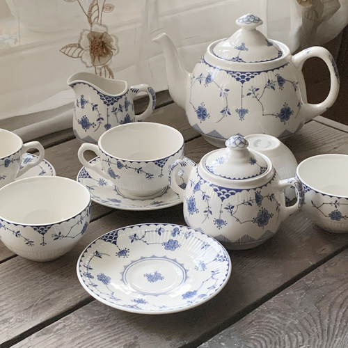 英国jbs釉下彩陶瓷茶餐具高温瓷