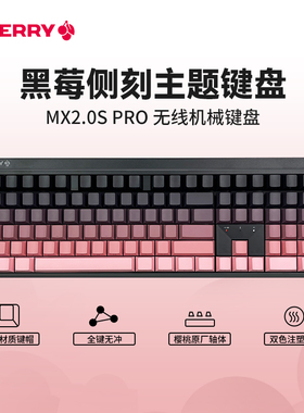 CHERRY樱桃MX2.0S PRO机械键盘无线游戏电竞专用女生办公客制化