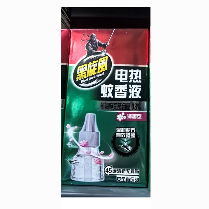 黑旋风电热蚊香液 1瓶补充液 蚊香液