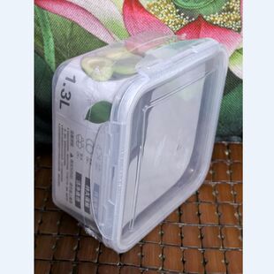 三美优家方形密封保鲜盒3612扣耳式快餐盒收纳盒打包盒便当盒