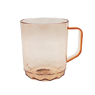 三美优家比心铂刷牙口杯  2331漱口杯塑料洗漱杯简约杯牙刷杯