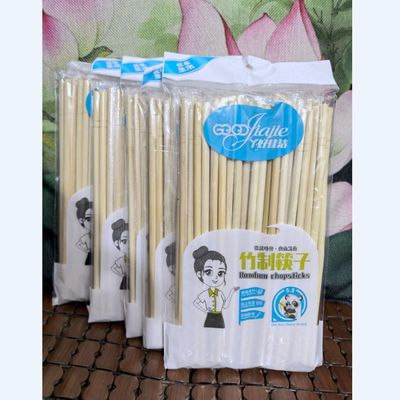 好佳洁一次性筷子20双0158竹制筷外卖快餐筷打包餐具家用竹筷