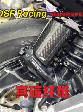 dsf气瓶保护套 dsf sp03 dsf sr04后减震气瓶碳纤维保护套电摩