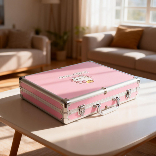 KT猫麻将收纳箱皮箱铝箱