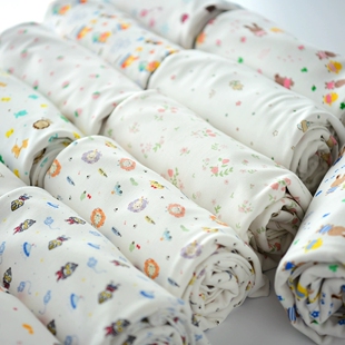 40支精梳纯棉布料宝宝婴儿A类衣服面料儿童卡通花布针织棉全棉布