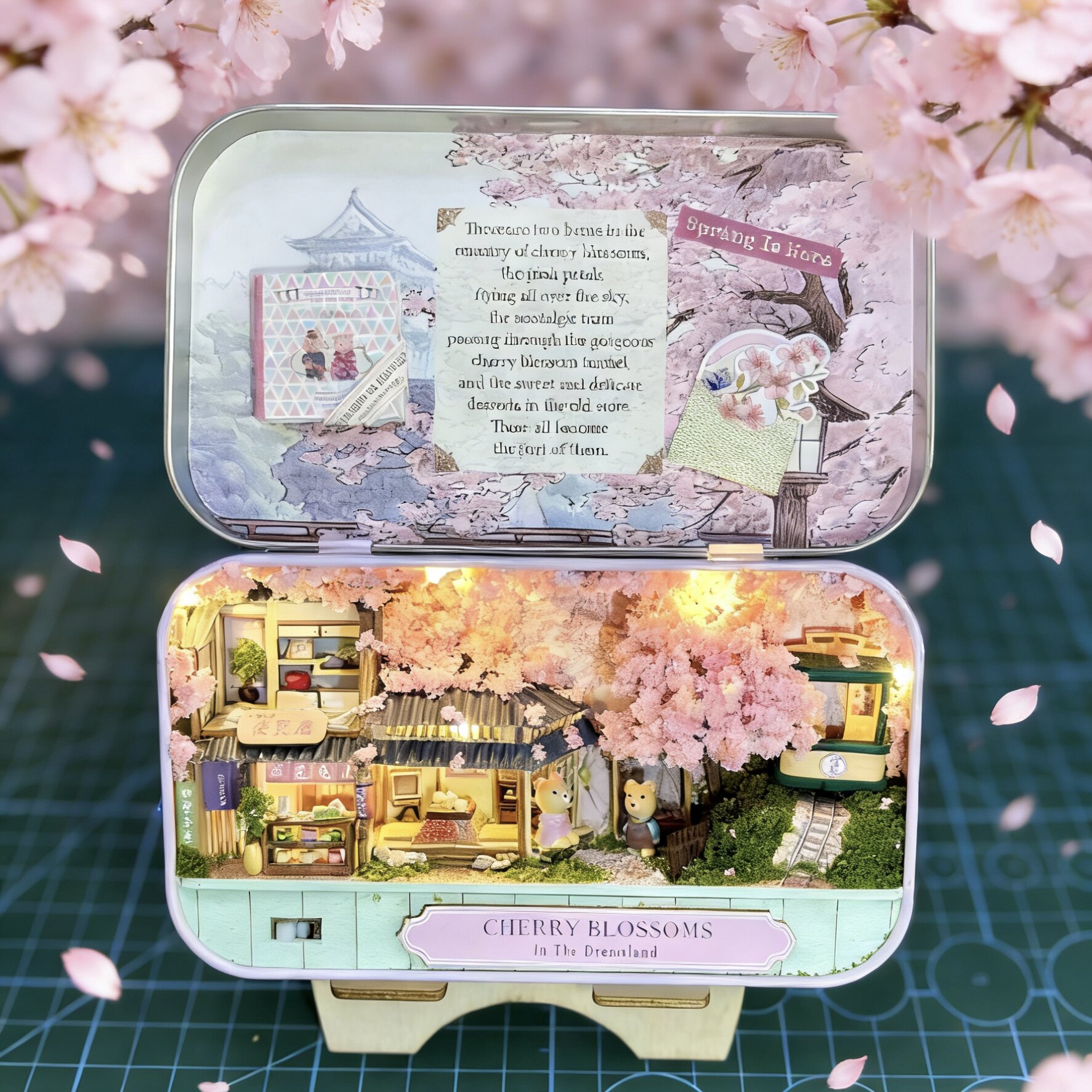 智趣屋diy小屋盒子剧场手工制作拼装玩具房子迷你模型生日礼物女
