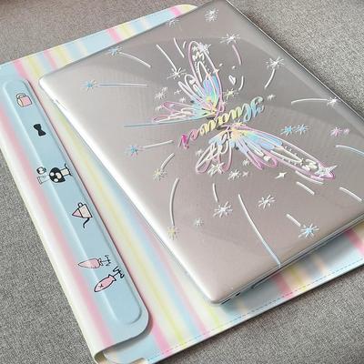 汪三岁「烟花蝶」华为matebook保护壳d16d14笔记本13寸14寸电脑壳2024年款Ultra
