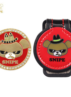 新品上市日本SNIPE高尔夫帽夹SP212PCM裤夹Golf Mark球位标配件球