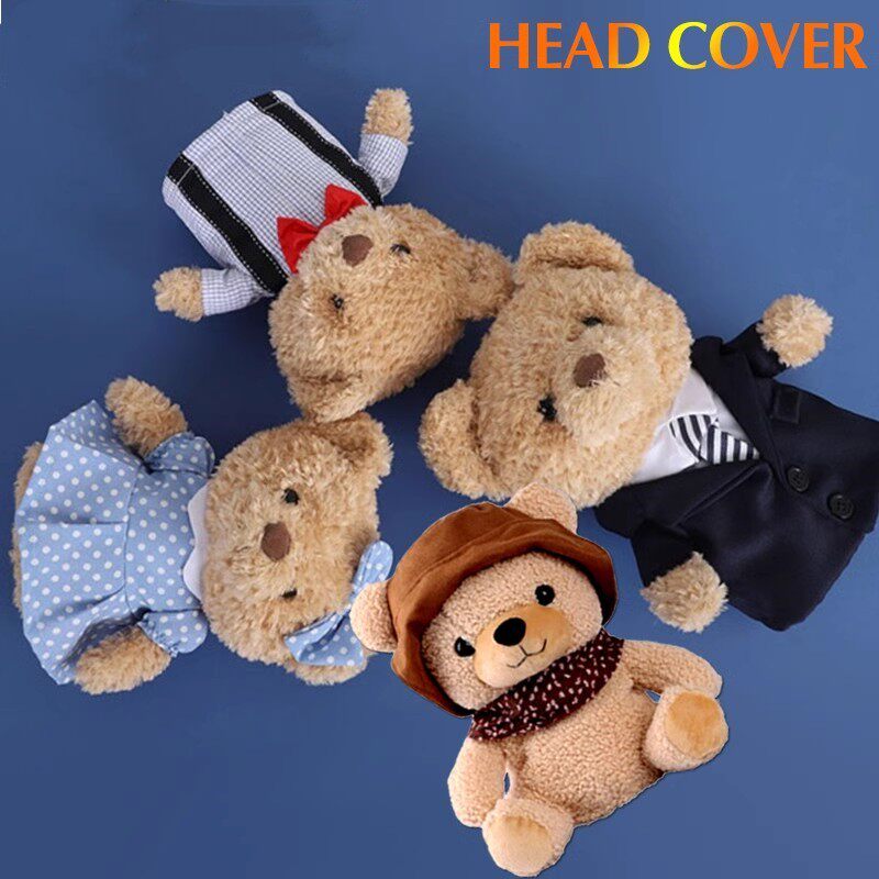 韩国高尔夫小熊杆头保护杆头套卡通公仔毛绒木杆球道木可爱品质好