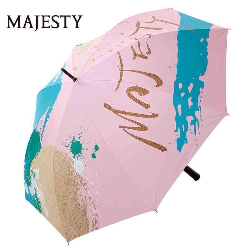 MAJESTY玛嘉斯蒂高尔夫雨伞防晒遮阳golf男女士球伞双层雨伞正品图片