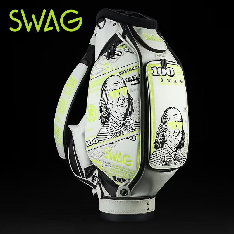 美国SWAG高尔夫球包富兰克林美金元素限量职业高尔夫球包