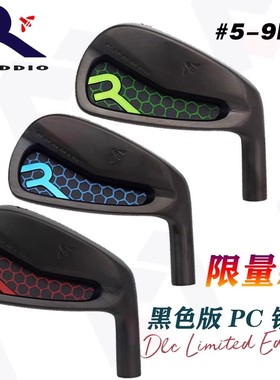 新款日本RODDIO小蜜蜂高尔夫球杆限量黑色版铁杆组PC FORGED杆头