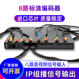 器AV转IP 4路 酒店宾馆数字IPTV 24标清数字编码