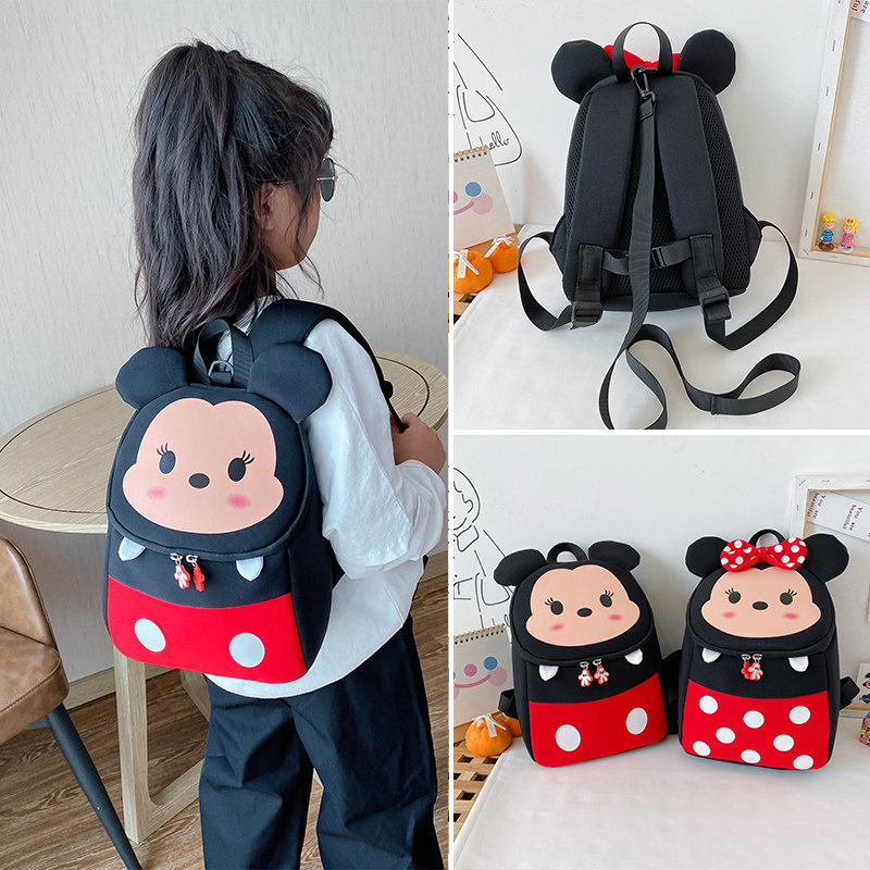 卡通新款幼儿园书包女童3岁5岁男孩宝宝防走失背包儿童可爱小书包