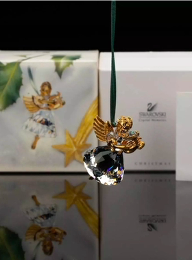 SWAROVSKI施华洛世奇1998圣诞天使摆挂件ChristmasXmas219873礼物
