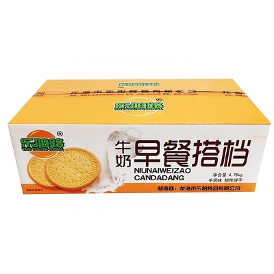 牛奶味早餐搭档乐阳路饼干