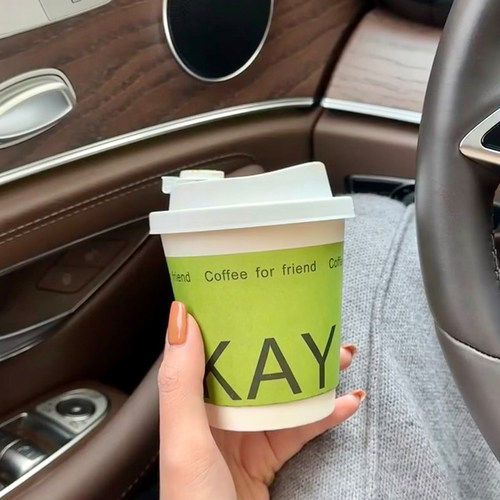 网红咖啡杯奶茶杯子可定制
