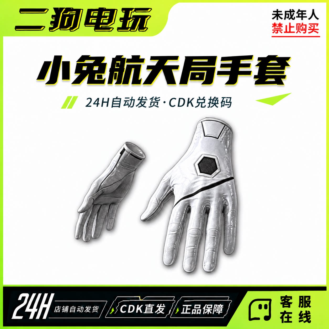 STEAM绝地求生PUBG小兔航天局手套绝地求生CDK兑换码